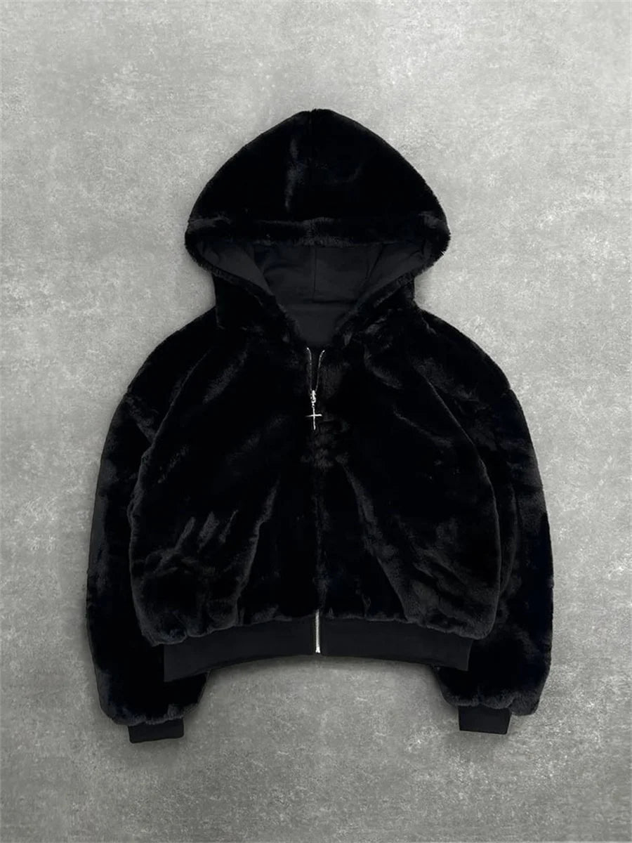 Reversible Leopard Print Hoodie Coat™