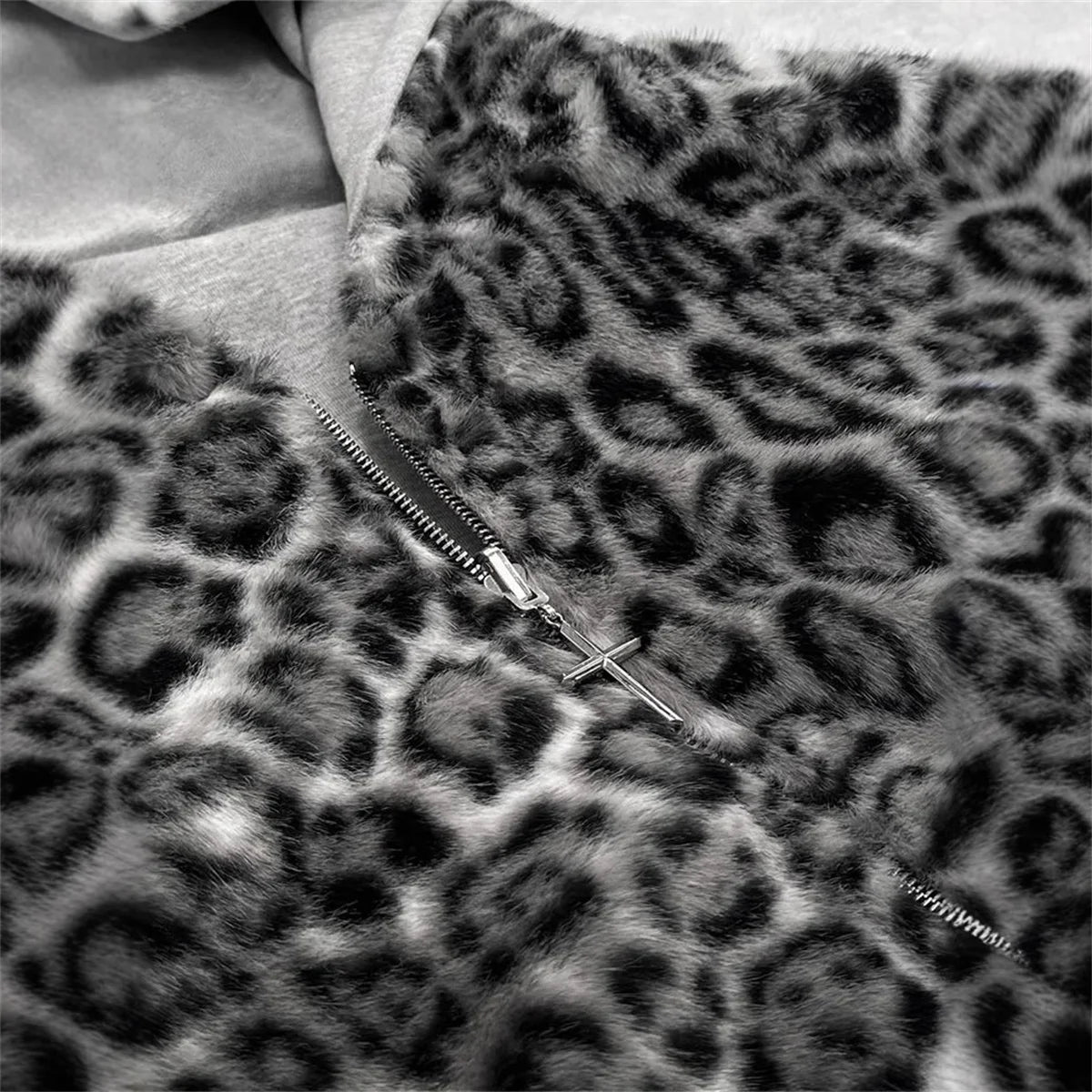 Reversible Leopard Print Hoodie Coat™