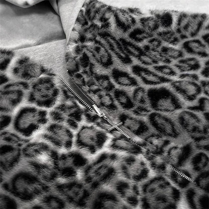 Reversible Leopard Print Hoodie Coat™