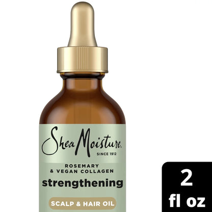 Strengthening Scalp Oil & Hair Oil Rosemary & Vegan Collagen, 2 Oz